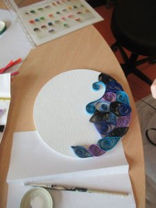 Atelier Quilling avec les enfants hospitalisés