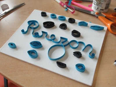 Le tableau en Quilling de Rrezon