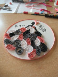 Le tableau en Quilling d'Ines