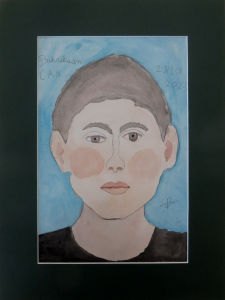 L'autoportrait de Bahrikaan 14 ans