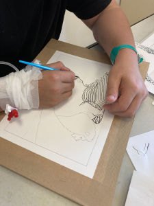Interventions artistiques avec les enfants hospitalisés