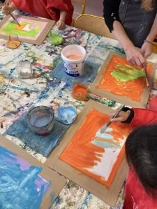 Créations artistiques avec les enfants