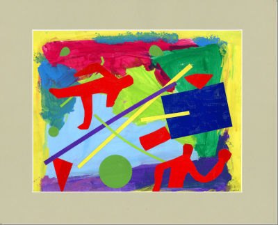 Peinture réalisée par des enfants