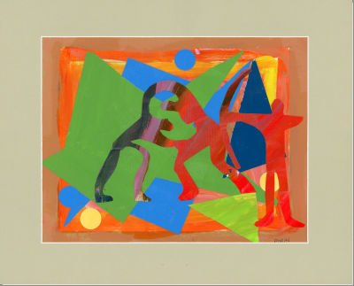 Séance d'arts visuels sur le thème du sport