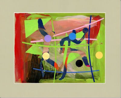 Jeu de lignes et de couleurs