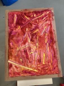 Première étape du tableau orange