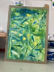 Première étape du tableau vert