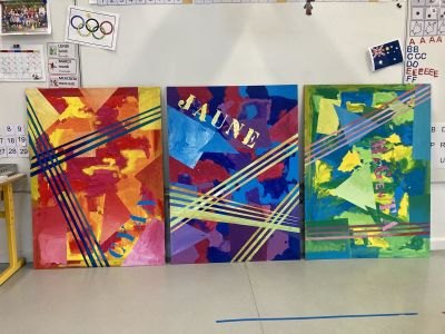 Présentation des 3 tableaux finis