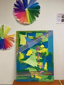 Complémentaire du vert = rouge