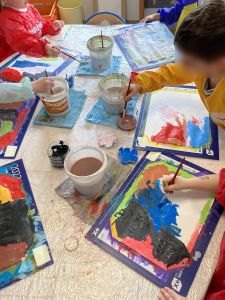 Intervention artistique à l'école
