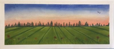Paysage dessiné par un enfant