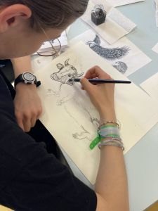 Atelier artistique avec les enfants hospitalisés