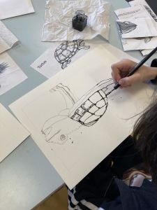 Ombrage à la plume