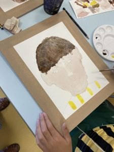 Mise en couleur à l'aquarelle