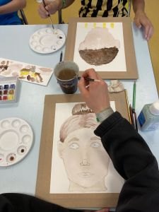 Peindre un portrait à l'aquarelle