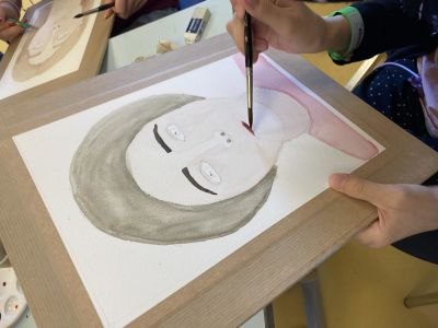 Atelier créatif à l'hôpital Femme mère enfant