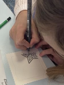 Dessiner autour d'un tampon