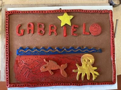 Le bas relief de Gabriel, 9 ans