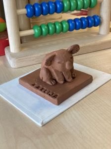 Koala en argile auto durcissante