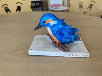 Créations en volume réalisées par les enfants hospitalisés