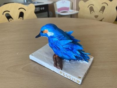 Figurine en argile auto-durcissante