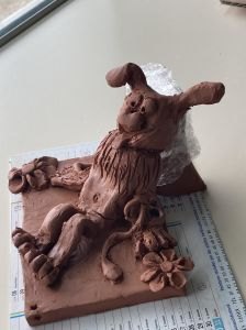 Modelage en argile autodurcissante