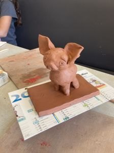 Petit modelage réalisé par Gwendeline