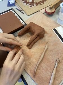 Modelage du corps de chat