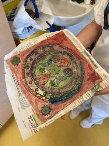 Le tableau en relief est terminé