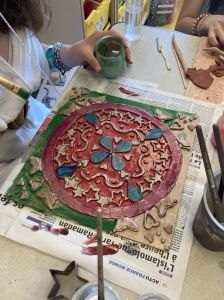 Mise en couleur avec des encres