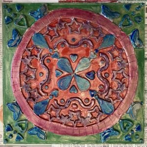 Rosace créée par un enfant à l'hôpital