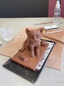 Sculpture réalisée par une jeune fille hospitalisée