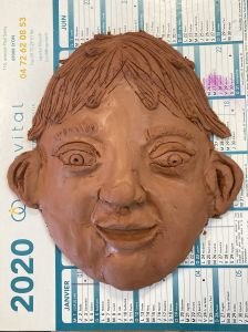 Visage de jeune enfant