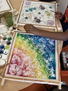 Couleurs de l'arc en ciel