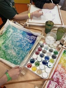 Atelier artistique avec les enfants hospitalisés