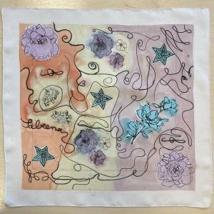 Artiste plasticienne intervenant à l'hôpital