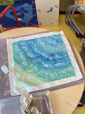 Motifs obtenus avec du gros sel