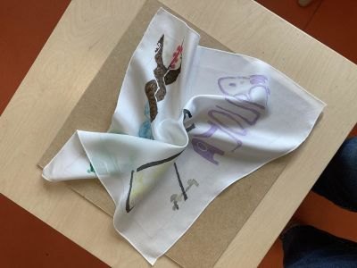 Dessiner sur de la soie