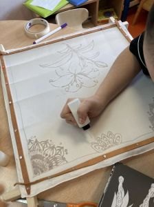 Ambitieux motif directement à la Gutta