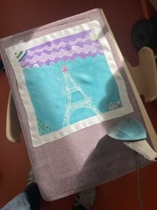 La Tour Eiffel sous un rayon de soleil