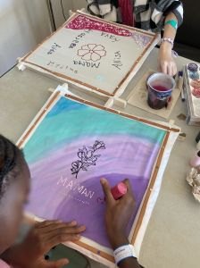 Atelier créatif avec les enfants hospitalisés