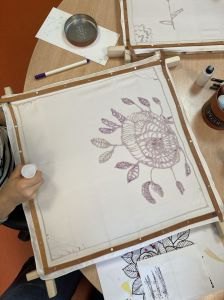 Dessin au feutre fugace