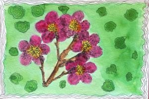 Un bouquet de fleurs pour Maminnette