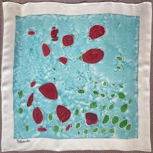 Le foulard peint par Blanche
