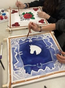 Un décor sur le thème du cheval