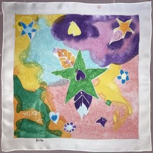 Le foulard peint par Tessa
