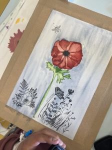 Artiste qui travaille avec les enfants