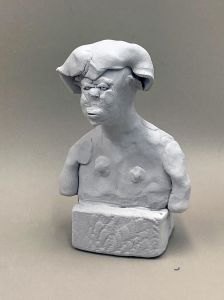 Modelage réalisé par un enfant de CE1