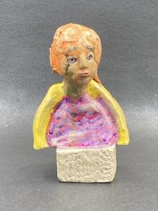 Statuette en polychromie