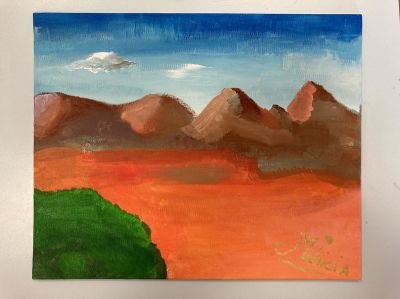 Paysage créé par Mahicia